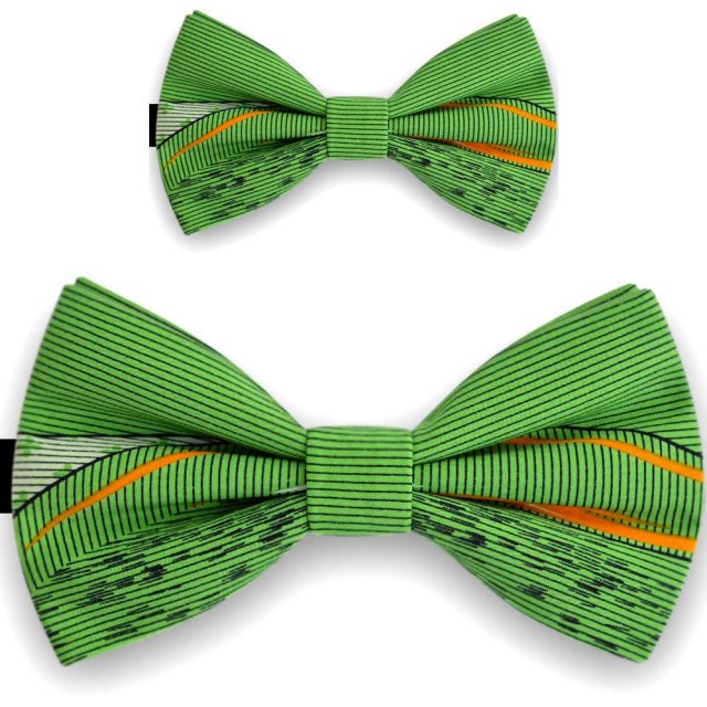 Papioane tata fiu, verde iarba, imprimeuri eclectice